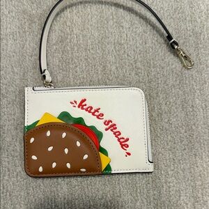 Kate spade mini keychain wallet NWOT
